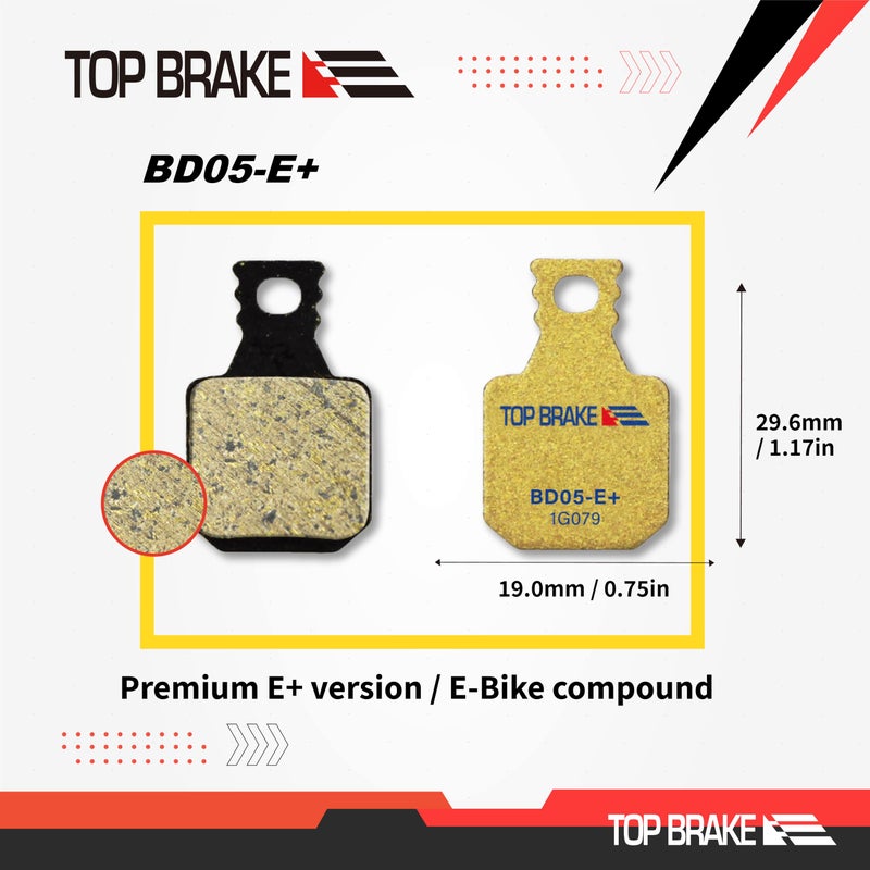 TOP BRAKE Disc Bike Brake Pads for MAGURA MT5/ MT7/ MT5E/MT7 PRO/MT Trail Front - Image 4